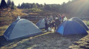 Camping on Chia Lo Lake