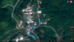 trail from Lingjiao waterfall to wanggu waterfall